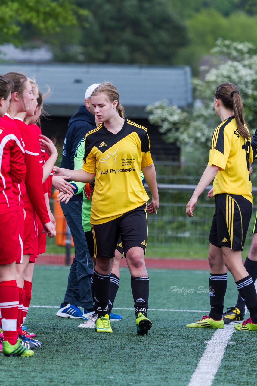 Bild 509 - B-Juniorinnen SG Trittau/Sdstormarn - SV Frisia 03 Risum Lindholm : Ergebnis: 3:1